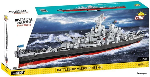 4837 Cobi WWII MISSOURI BATTLESHIP